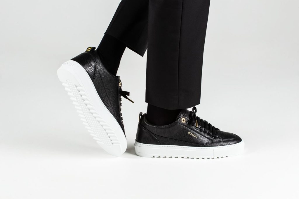 Mason Garments leren schoenen die met zorg onderhouden worden voor een lange levensduur
