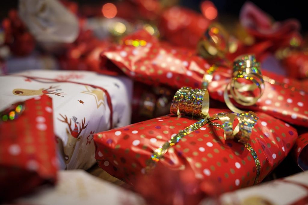 Foto in glas als kerstgeschenk voor collega's met persoonlijke gravering en elegante presentatie